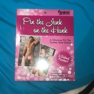 Dirty game- Pin the Junk on the Hunk